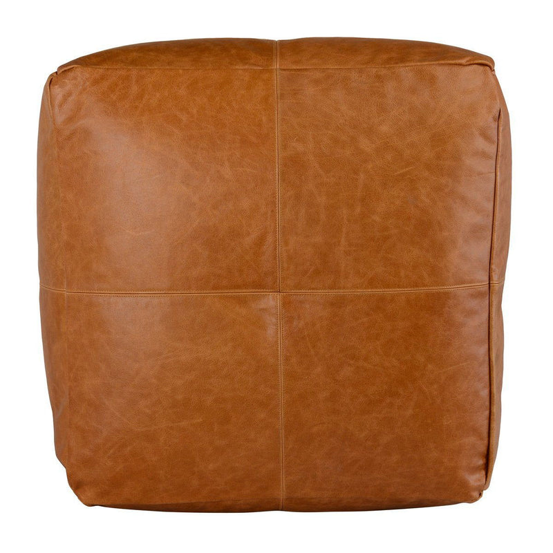 Poufs - Leather Pouf - R&R Furniture Gallery (Fountain Valley, CA)