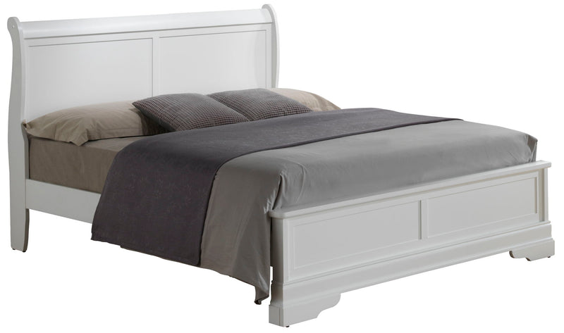 Sleigh Bed With Low Footboard - R&R Furniture Gallery (Fountain Valley, CA)