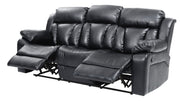 Elegant Glory Furniture reclining sofa for leisure with plush fabric and adjustable backrest, perfect for relaxing spaces.