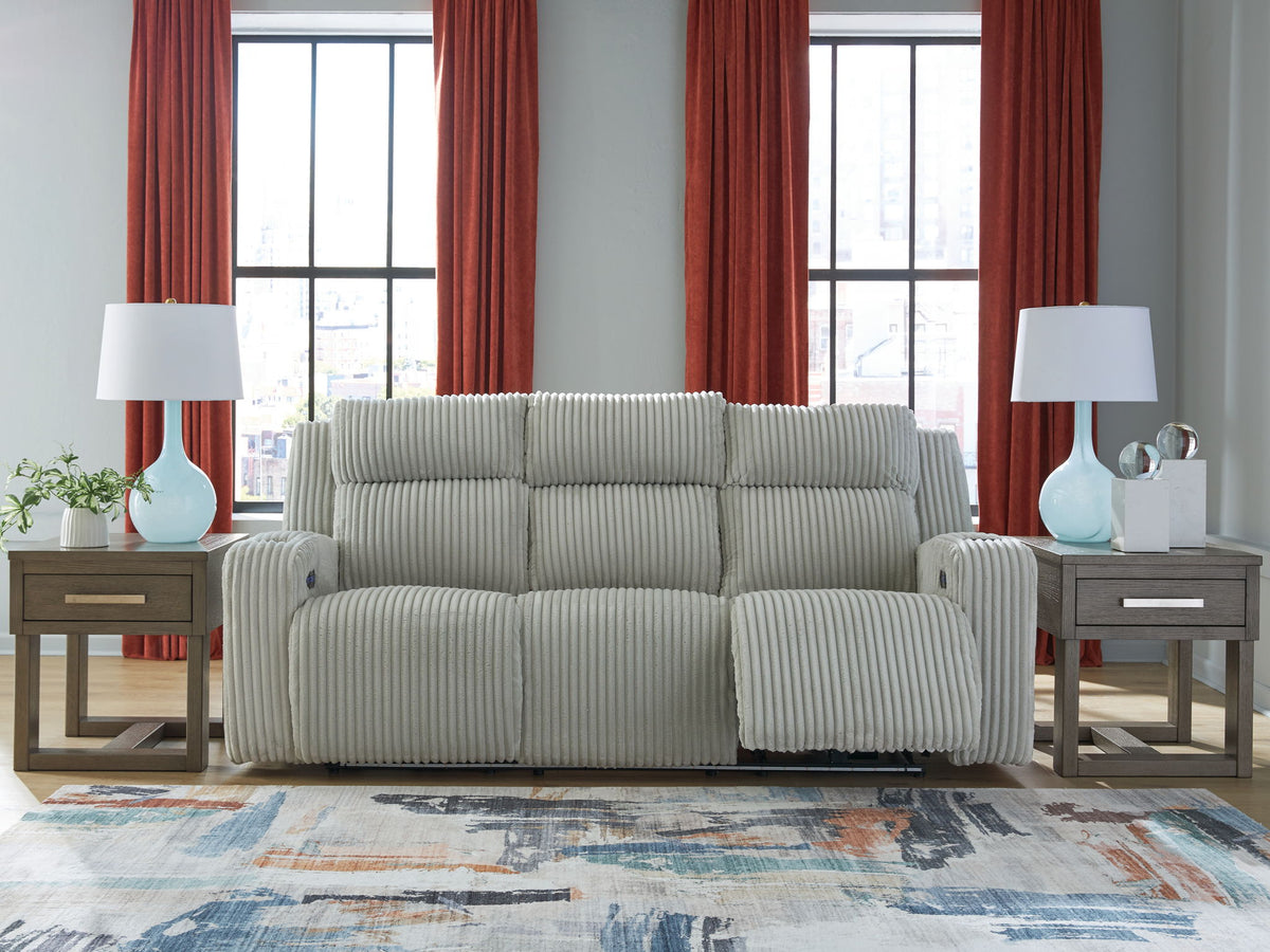 Forest Lake - Power Reclining Sofa With Adj Headrest - R&R Furniture Gallery (Fountain Valley, CA)