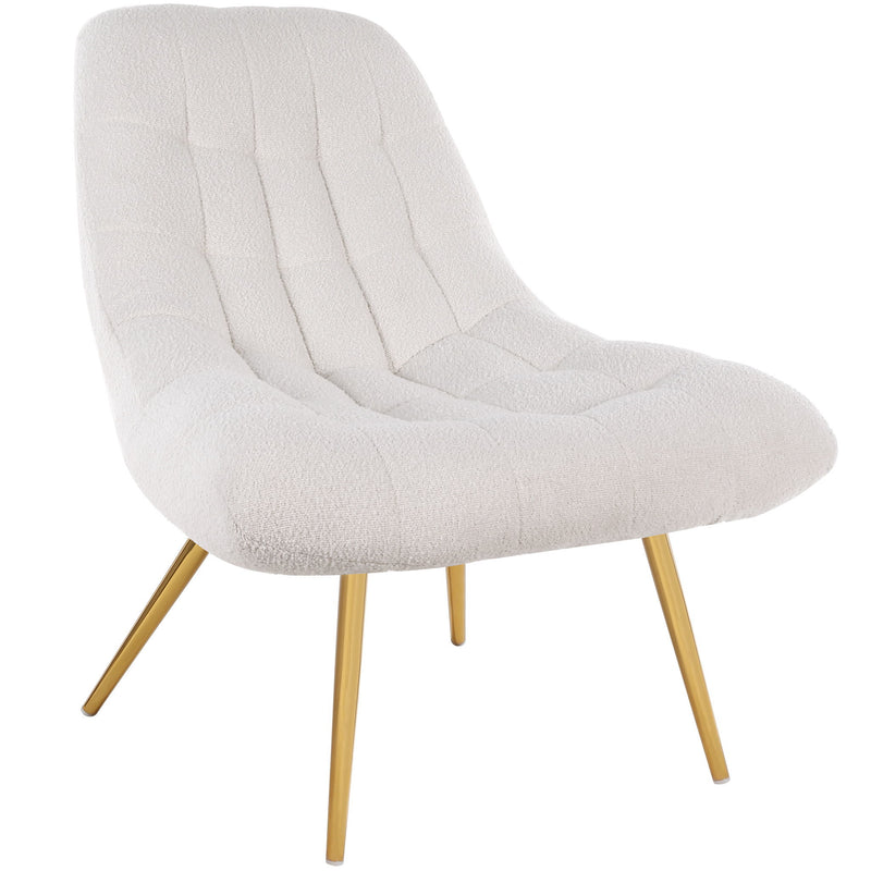 Aubrey - French Boucle Lounge Chair - R&R Furniture Gallery (Fountain Valley, CA)