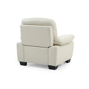 Glory Furniture Marta arm chair with plush upholstery and wooden legs, modern design for living room or lounge area.