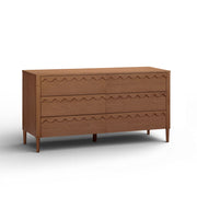 TOV Furniture Oodle 6 Drawer Dresser with sleek wood finish and modern design, featuring six spacious drawers for ample storage.