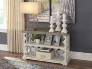 Havalance - Console Sofa Table - Gray / White - R&R Furniture Gallery (Fountain Valley, CA)