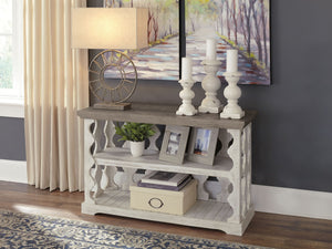 Havalance - Console Sofa Table - Gray / White - R&R Furniture Gallery (Fountain Valley, CA)