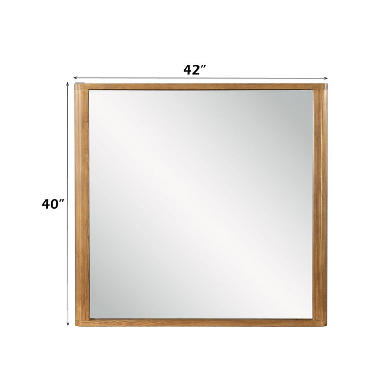 Zoey - Mirror - Oak - R&R Furniture Gallery (Fountain Valley, CA)