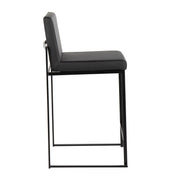 Lumi Source Fuji modern high back counter stool with sleek design, featuring a contemporary style and sturdy build.