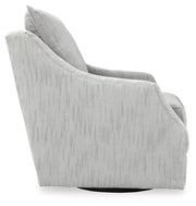 Gubbins - Swivel Accent Chair - Gray - R&R Furniture Gallery (Fountain Valley, CA)