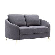 Yuina - Loveseat - Gray Linen - R&R Furniture Gallery (Fountain Valley, CA)