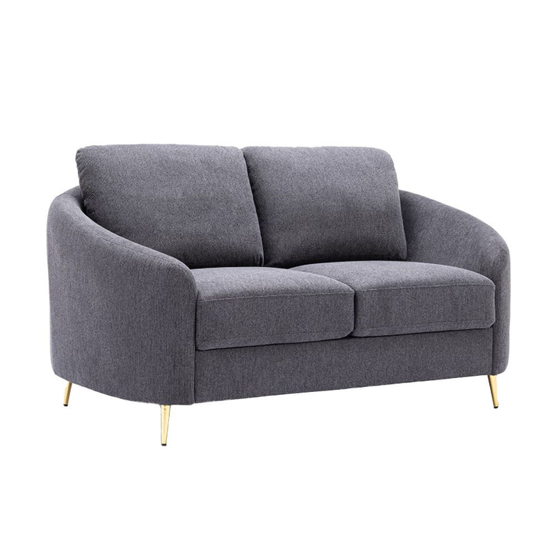 Yuina - Loveseat - Gray Linen - R&R Furniture Gallery (Fountain Valley, CA)