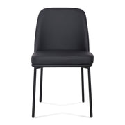 Set of two TOV Furniture Sydney dining chairs with sleek design, wooden legs, and upholstered seats.