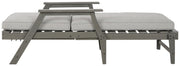 Visola - Chaise Lounge with Cushion - Gray - R&R Furniture Gallery (Fountain Valley, CA)