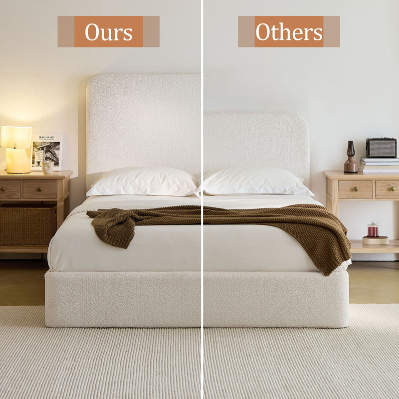 Canter - Tall Headboard Upholstered Bed - R&R Furniture Gallery (Fountain Valley, CA)
