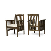 Casa - Acacia Dining Chair Set With Cushions, - R&R Furniture Gallery (Fountain Valley, CA)