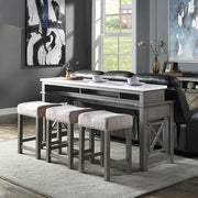 Wandella - Counter Height Set w/USB - R&R Furniture Gallery (Fountain Valley, CA)