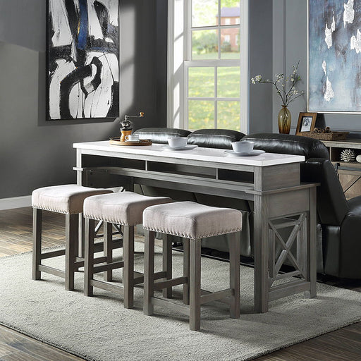 Wandella - Counter Height Set w/USB - R&R Furniture Gallery (Fountain Valley, CA)