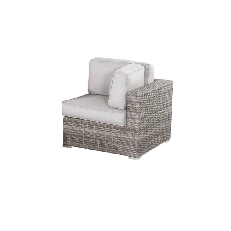 Minnesota - 9 Piece Sectional Sofa Set With Cushions - Gray Mix - R&R Furniture Gallery (Fountain Valley, CA)