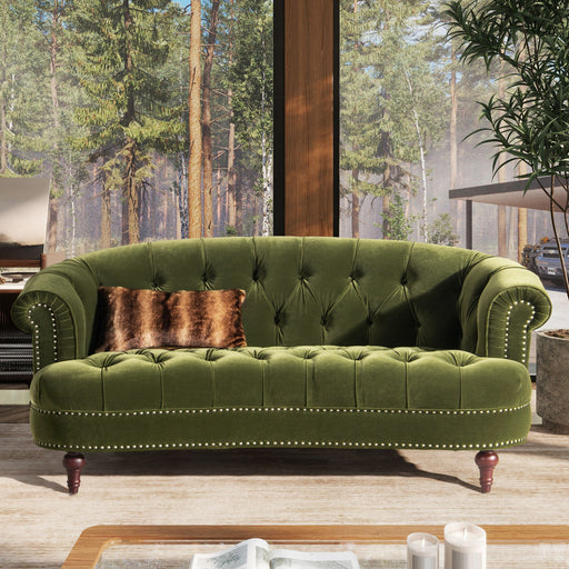 La Rosa - Victorian Chesterfield Loveseat - R&R Furniture Gallery (Fountain Valley, CA)
