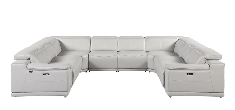 9762 - 8-Piece U-Shaped Sectional Sofa With 4 Power Recliners