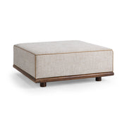 Ellerie - Square Ottoman - Latte - R&R Furniture Gallery (Fountain Valley, CA)
