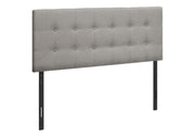 Full Size Bed Headboard Only, Upholstered, Transitional - Gray - R&R Furniture Gallery (Fountain Valley, CA)
