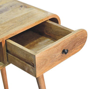 Writing Desk, Curved - Chestnut - R&R Furniture Gallery (Fountain Valley, CA)