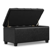 Sienna - Transitional Storage Ottoman Bench - R&R Furniture Gallery (Fountain Valley, CA)