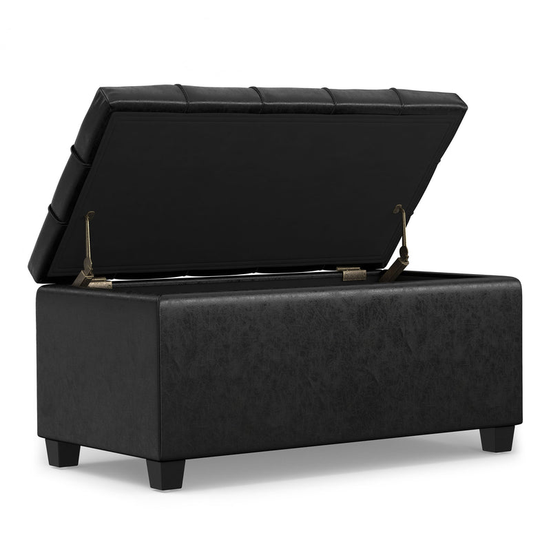 Sienna - Transitional Storage Ottoman Bench - R&R Furniture Gallery (Fountain Valley, CA)