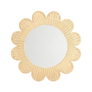 Coralie - Rattan Round Mirror - R&R Furniture Gallery (Fountain Valley, CA)
