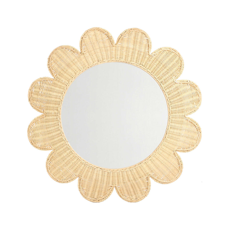 Coralie - Rattan Round Mirror - R&R Furniture Gallery (Fountain Valley, CA)