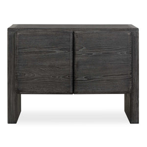 Bierk - 2 Door Cabinet - Dark Stain