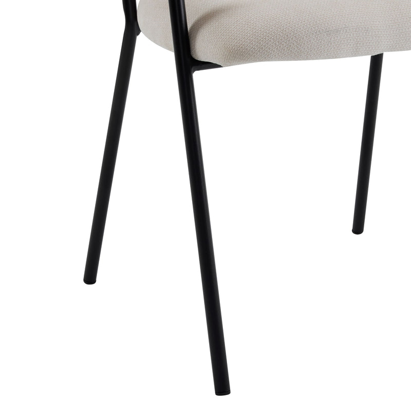 Modern Upholstered Arm Dining Chair Set - R&R Furniture Gallery (Fountain Valley, CA)