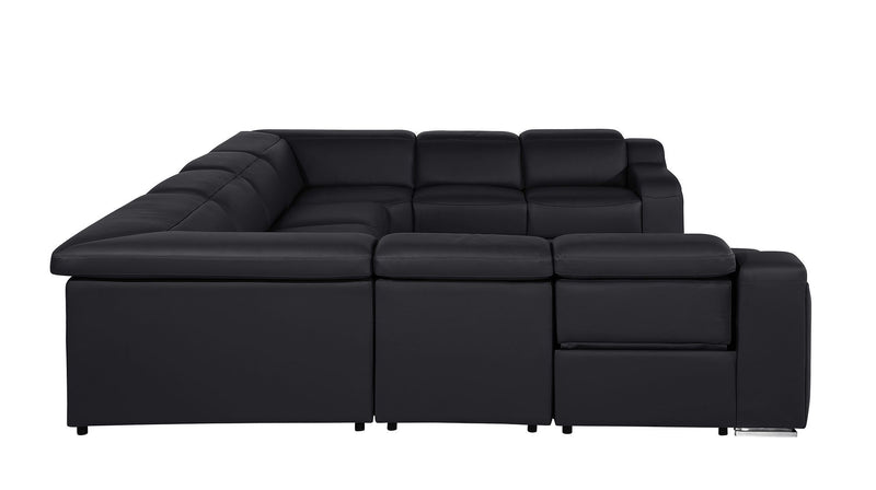 1116 - 8-Piece U-Shaped Sectional Sofa In With 4 Power Recliners & Power Headrest