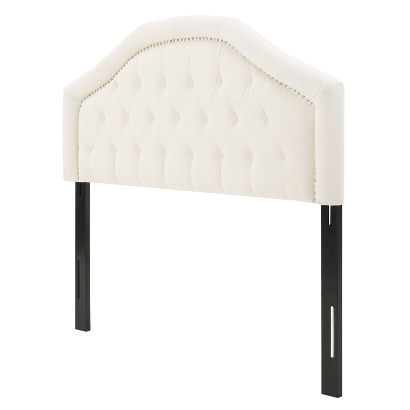 Noble House Kaarina contemporary tufted fabric headboard with upholstered design and modern style for a cozy bedroom look.