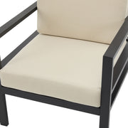 Modern Outdoor Lounge Chair With Aluminum Frame And Weather Resistant Cushions - R&R Furniture Gallery (Fountain Valley, CA)