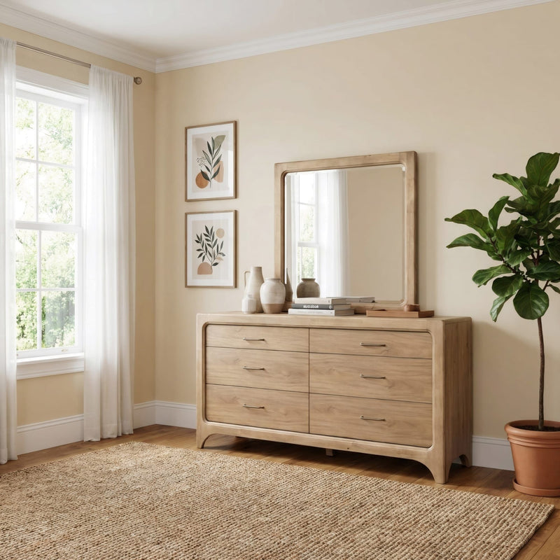 Brentwood Drs Mirror - Brioche