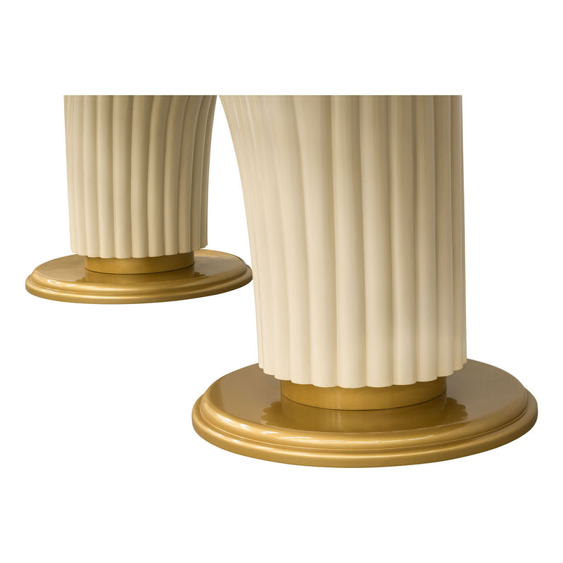 Scotts Square - Oval Dining Table - Light Champagne - R&R Furniture Gallery (Fountain Valley, CA)