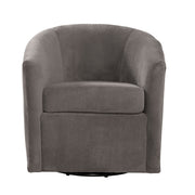 Oaklynn - Barrel Style Swivel Accent Chair - R&R Furniture Gallery (Fountain Valley, CA)