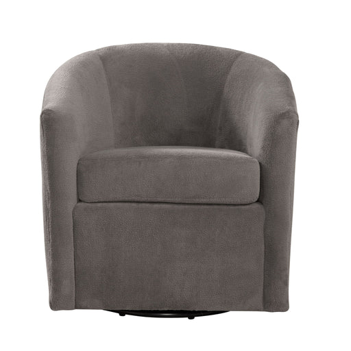 Oaklynn - Barrel Style Swivel Accent Chair - R&R Furniture Gallery (Fountain Valley, CA)