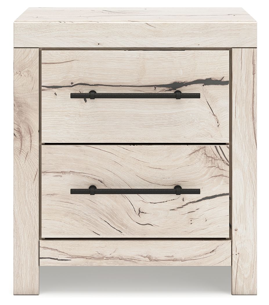 Lawroy - Two Drawer Night Stand - Light Natural - R&R Furniture Gallery (Fountain Valley, CA)