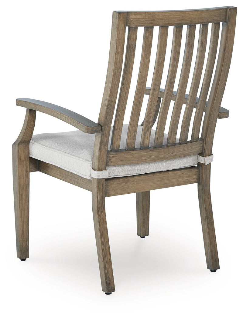 Rainier Ranch - Arm Chair With Cushion (Set of 2) - Brown / Beige - R&R Furniture Gallery (Fountain Valley, CA)