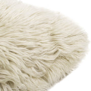 Astrid - Square New Zealand Sheepskin Accent Throw Pillow Cover With Feather Insert - Taupe / Natural - R&R Furniture Gallery (Fountain Valley, CA)