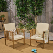 Casa - Acacia Club Chair Coastal Classic Outdoor Seating, Waterproof Fabric - R&R Furniture Gallery (Fountain Valley, CA)