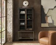 Freemont - Solid Wood Tall Cabinet - Kona Brown - R&R Furniture Gallery (Fountain Valley, CA)