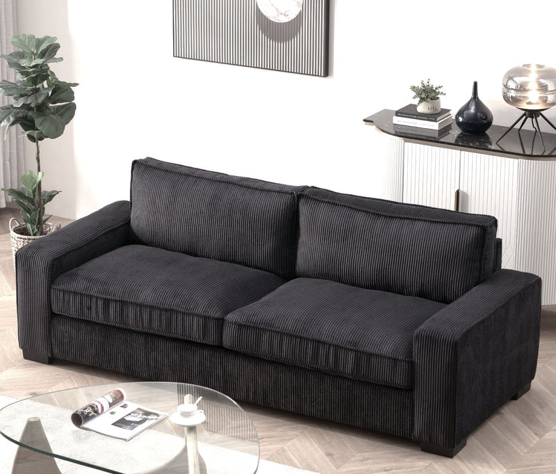 Luxe - Sofa With Sleek Design, Spacious And Comfortable 3 Seater Couch - R&R Furniture Gallery (Fountain Valley, CA)