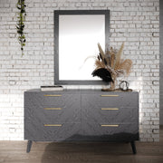 Diana - Eastern King Modern Grey Ash Bedroom Set — view 4