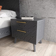 Diana - Eastern King Modern Grey Ash Bedroom Set — view 5
