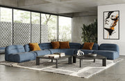 Noah - Modern Dark Brown Square Coffee Table — view 4