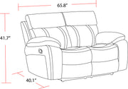 Parker Living Theon - Stokes Toffee Reclining Loveseat