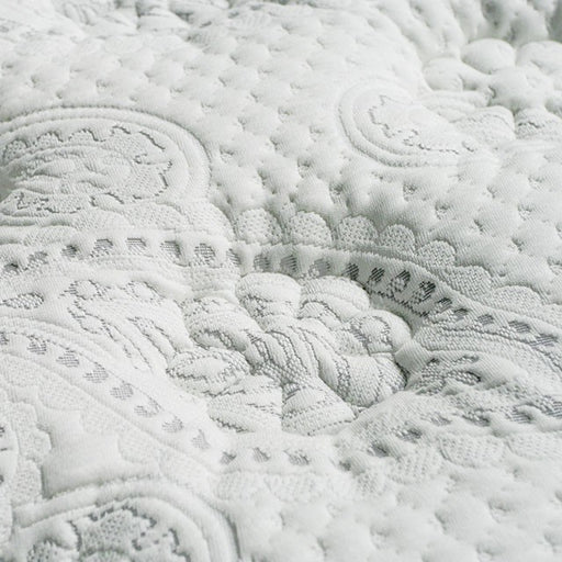 SIDDALEE White/Gray 16" Euro Pillow Top Mattress, Cal.King - R&R Furniture Gallery (Fountain Valley, CA)